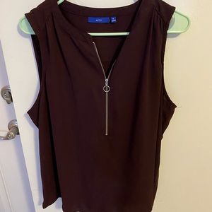Dark purple loft blouse